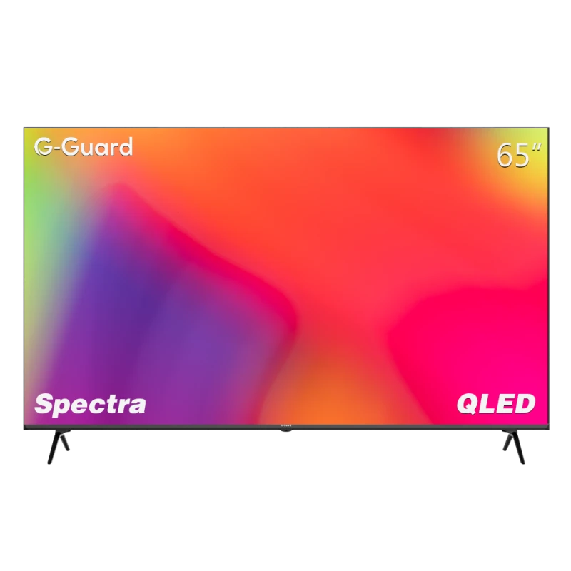 تلفزيون Spectra CQG 65 بوصة ذكي 4K QLED مع HDR10 و Dolby Vision والتحكم الصوتي من جي جارد - جي-جارد